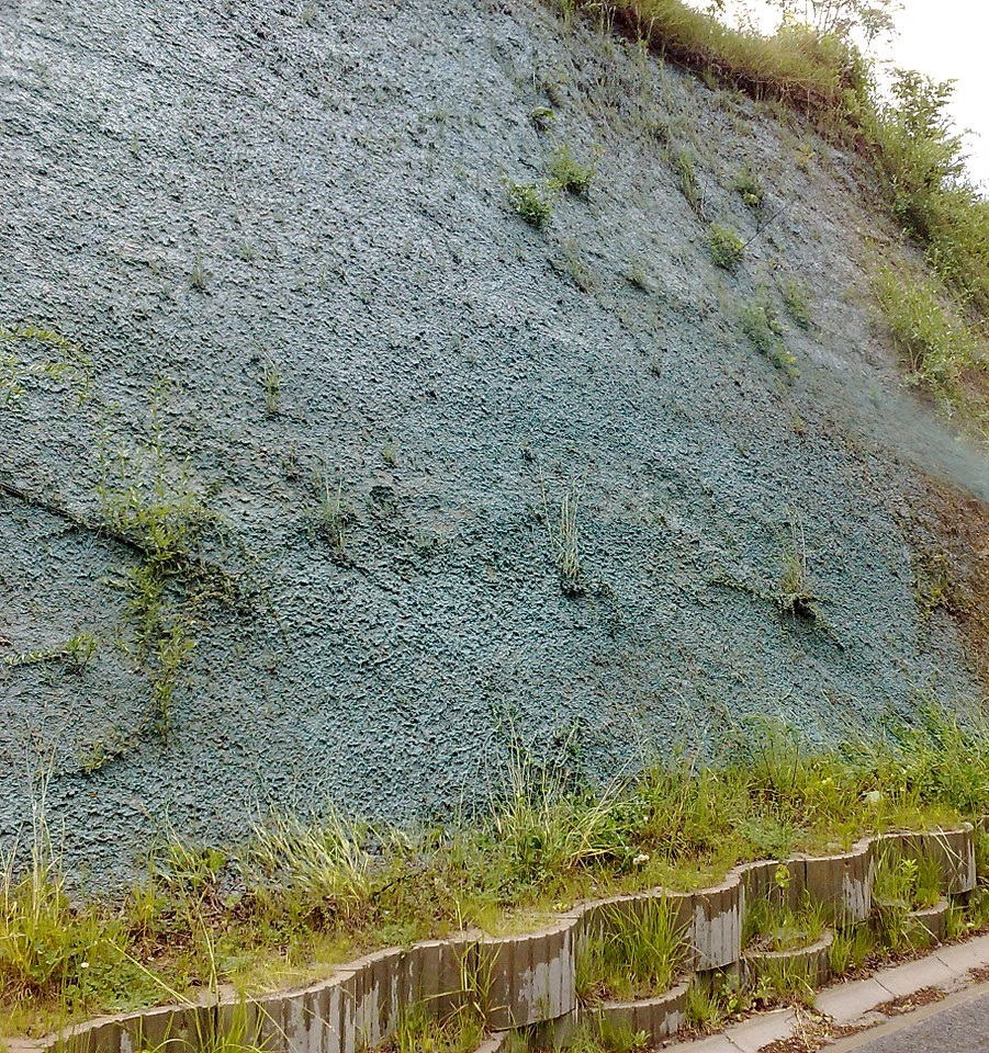 wzmocnienie skarpy geokratą